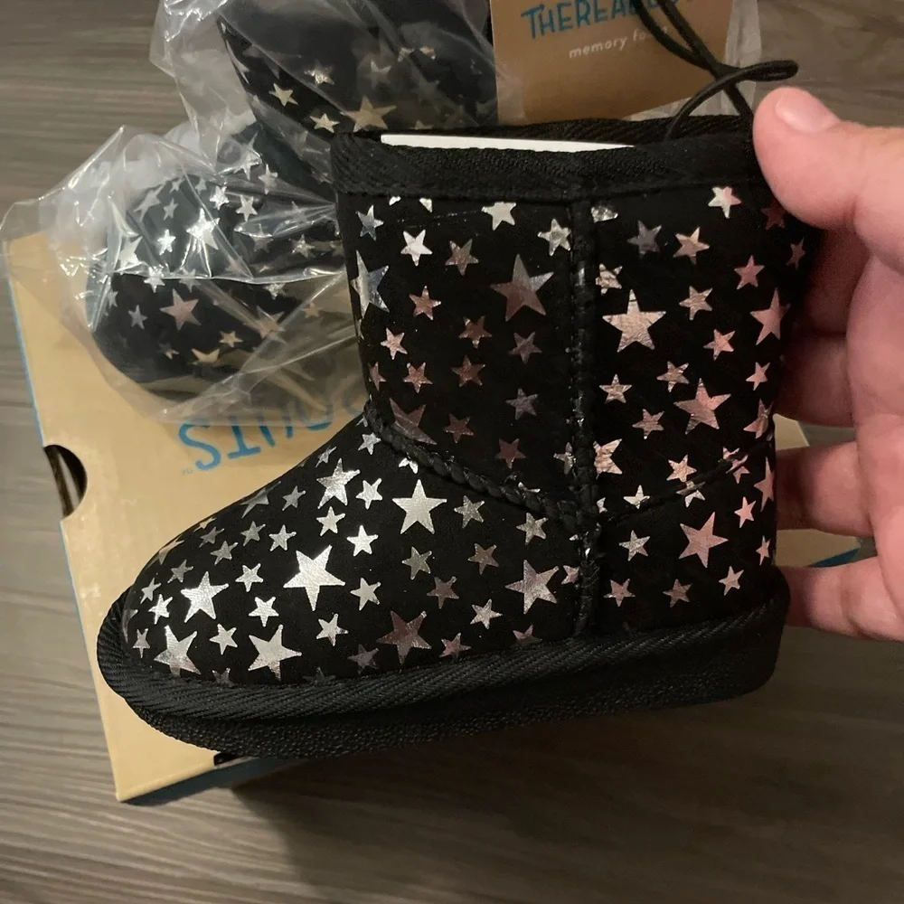 Thereabouts Toddler Girls Lil Emery Flat Heel Winter Boots